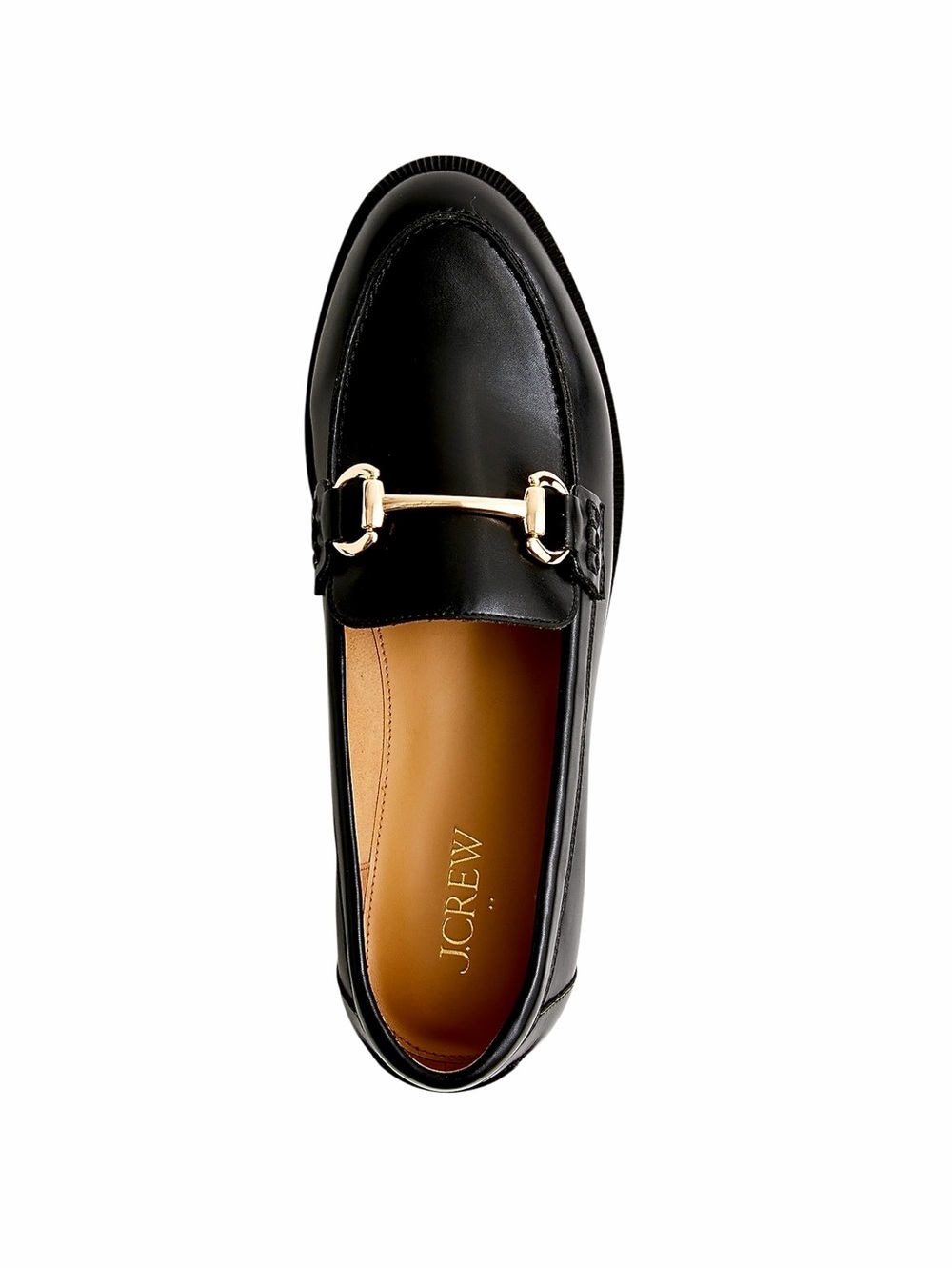 J.Crew Factory – Classic Bit Loafers – Black Gold Hardware – Sz. 8